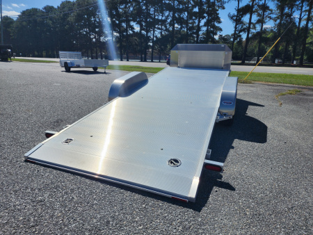 New 2024 ALUMA 8218 Low Clearance Tilt Car Trailer Car / Racing Trailer