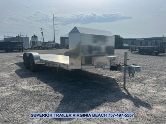 New 2024 ALUMA 8218 Low Clearance Tilt Car Trailer Car / Racing Trailer
