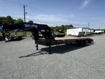 New 2024 Texas Bragg Trailers GN 20+5 14K Flatbed Trailer