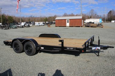 New 2025 TEXAS BRAGG TRAILERS 16 HCH Car Hauler w/ Weld On D-Rings & Removable Fender