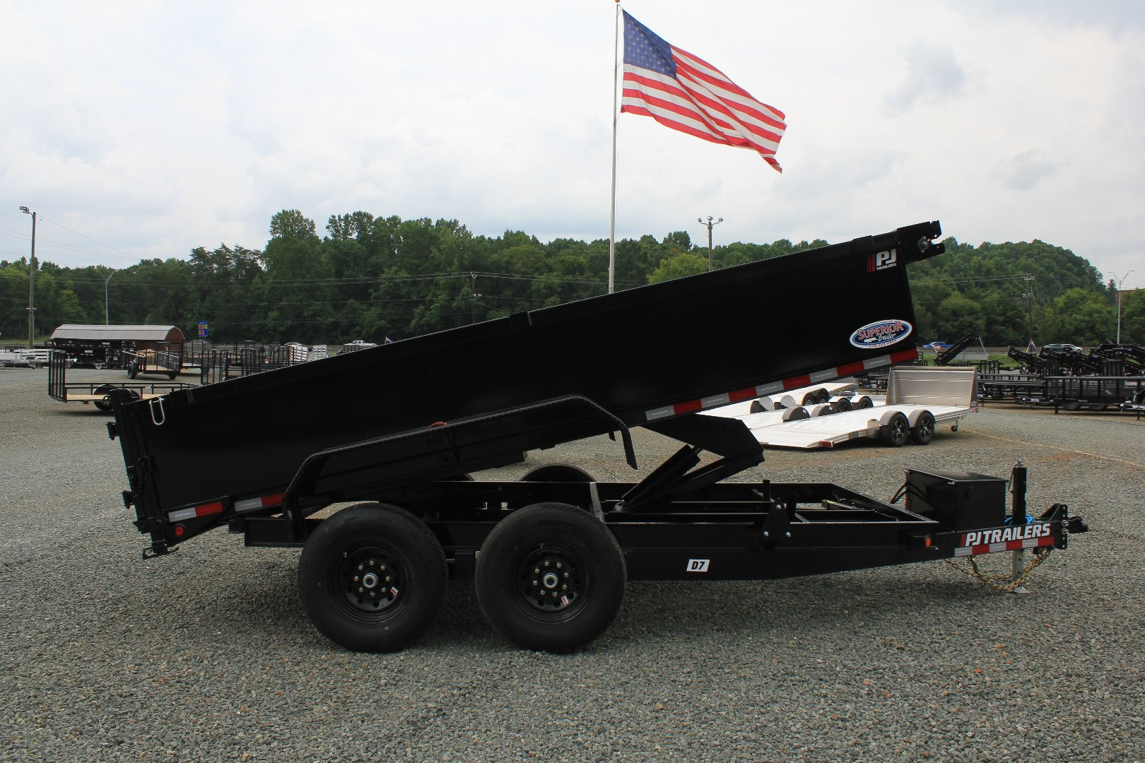 New 2025 PJ Trailers D7 7x14 14K Dump Trailer HOT ITEM WHILE SUPPLIES LAST