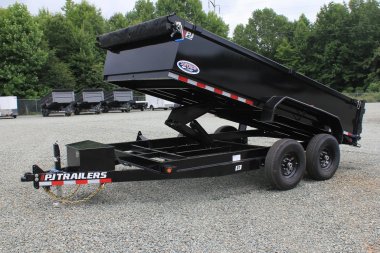 New 2025 PJ Trailers D7 7x14 14K Dump Trailer HOT ITEM WHILE SUPPLIES LAST