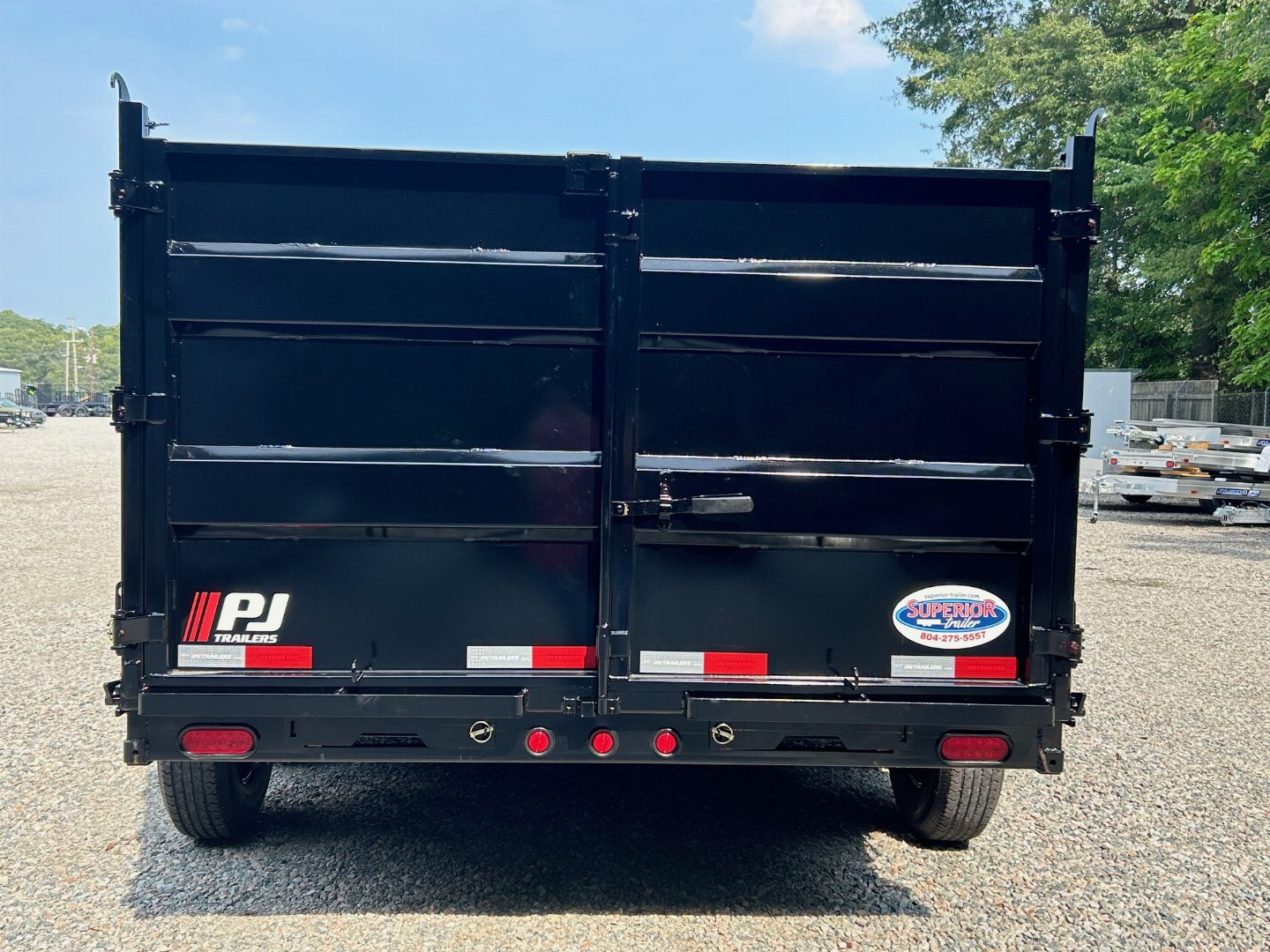 New 2025 PJ Trailers D7 7x14 14K w/ 4' Sides Dump Trailer