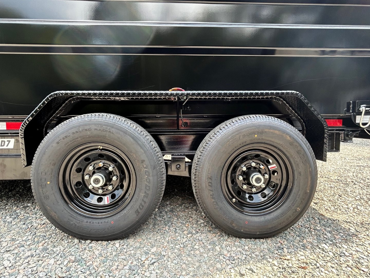 New 2025 PJ Trailers D7 7x14 14K w/ 4' Sides Dump Trailer