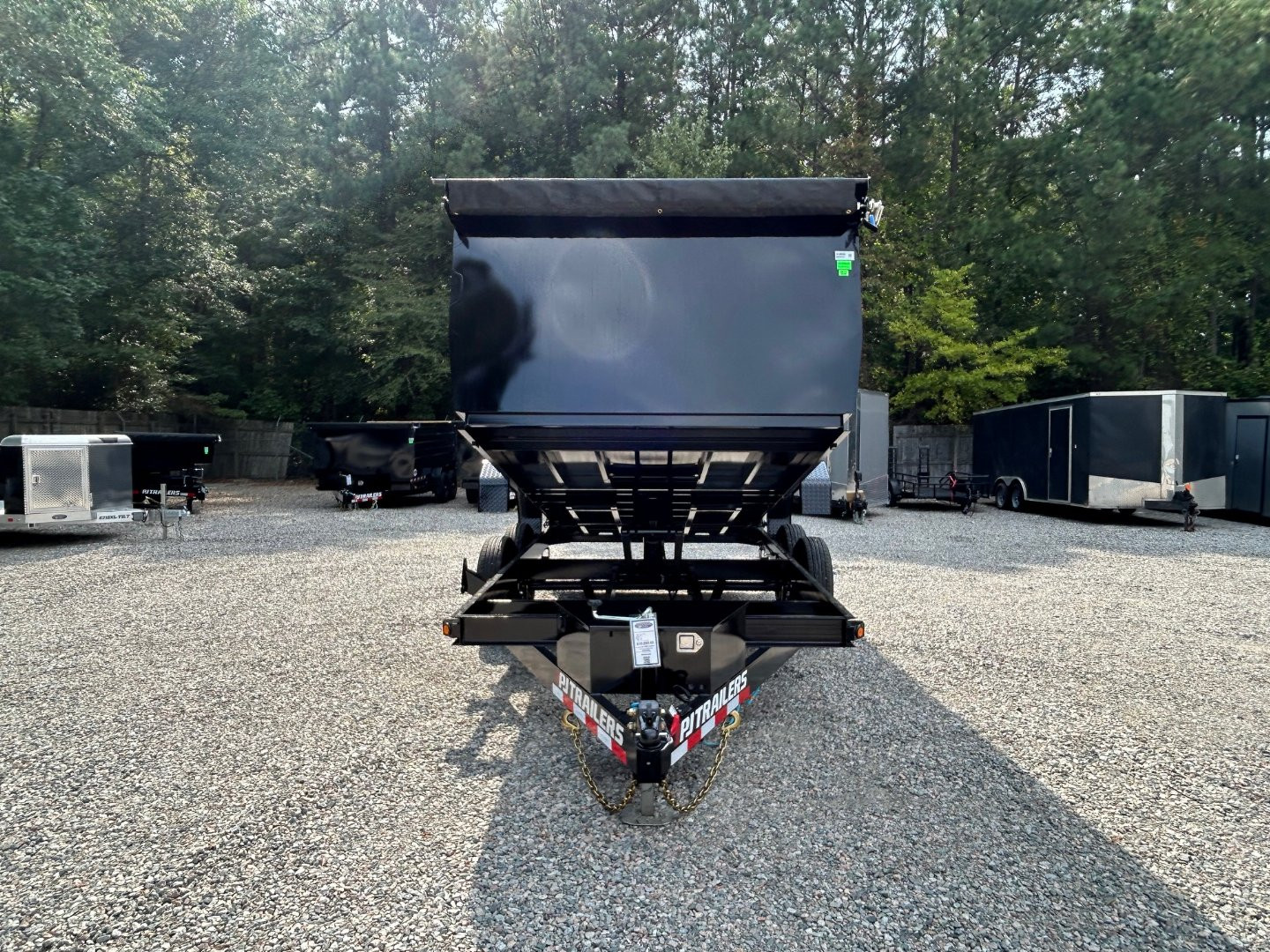 New 2025 PJ Trailers D7 7x14 14K w/ 4' Sides Dump Trailer