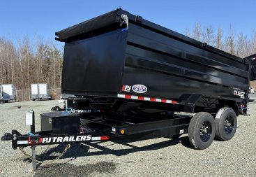 New 2025 PJ Trailers D7 7x14 14K w/ 4' Sides Dump Trailer