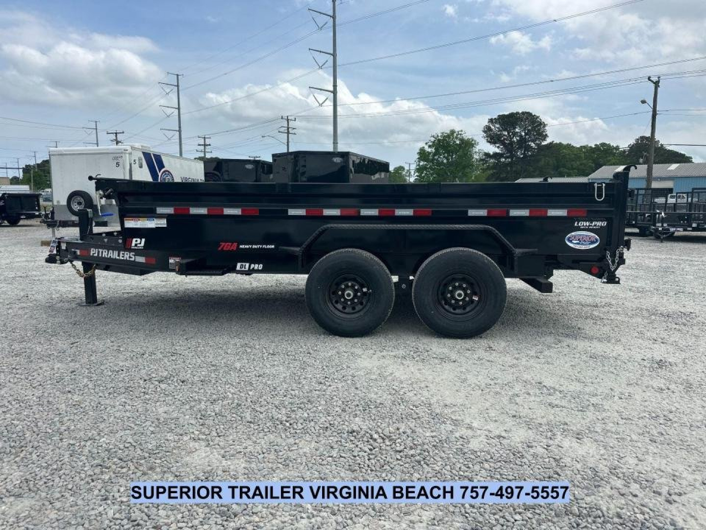 New 2025 PJ TRAILERS 7X14 DL 14K Dump Trailer Dump Trailer *plus an additional $300 Rebate