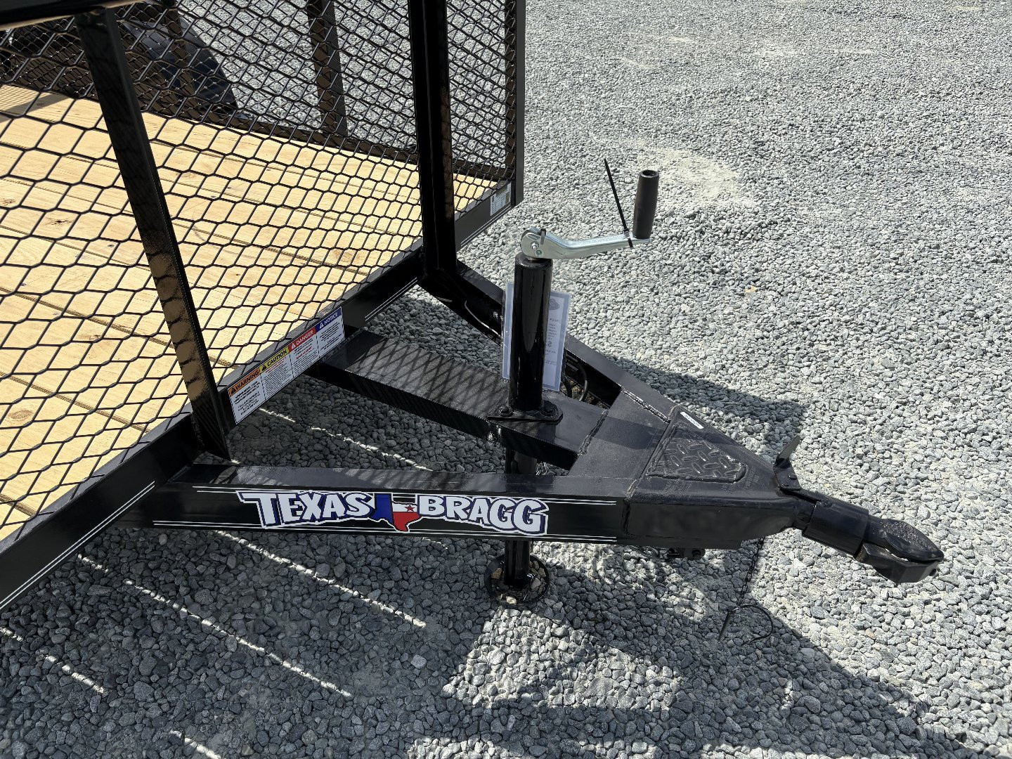 New 2025 TEXAS BRAGG TRAILERS 5X8P w/2ft Expanded Sides & Tailgate Utility Trailer