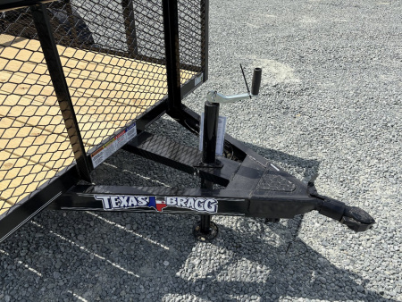 New 2025 TEXAS BRAGG TRAILERS 5X8P w/2ft Expanded Sides & Tailgate Utility Trailer