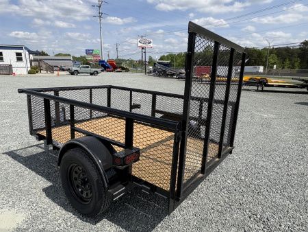 New 2025 TEXAS BRAGG TRAILERS 5X8P w/2ft Expanded Sides & Tailgate Utility Trailer