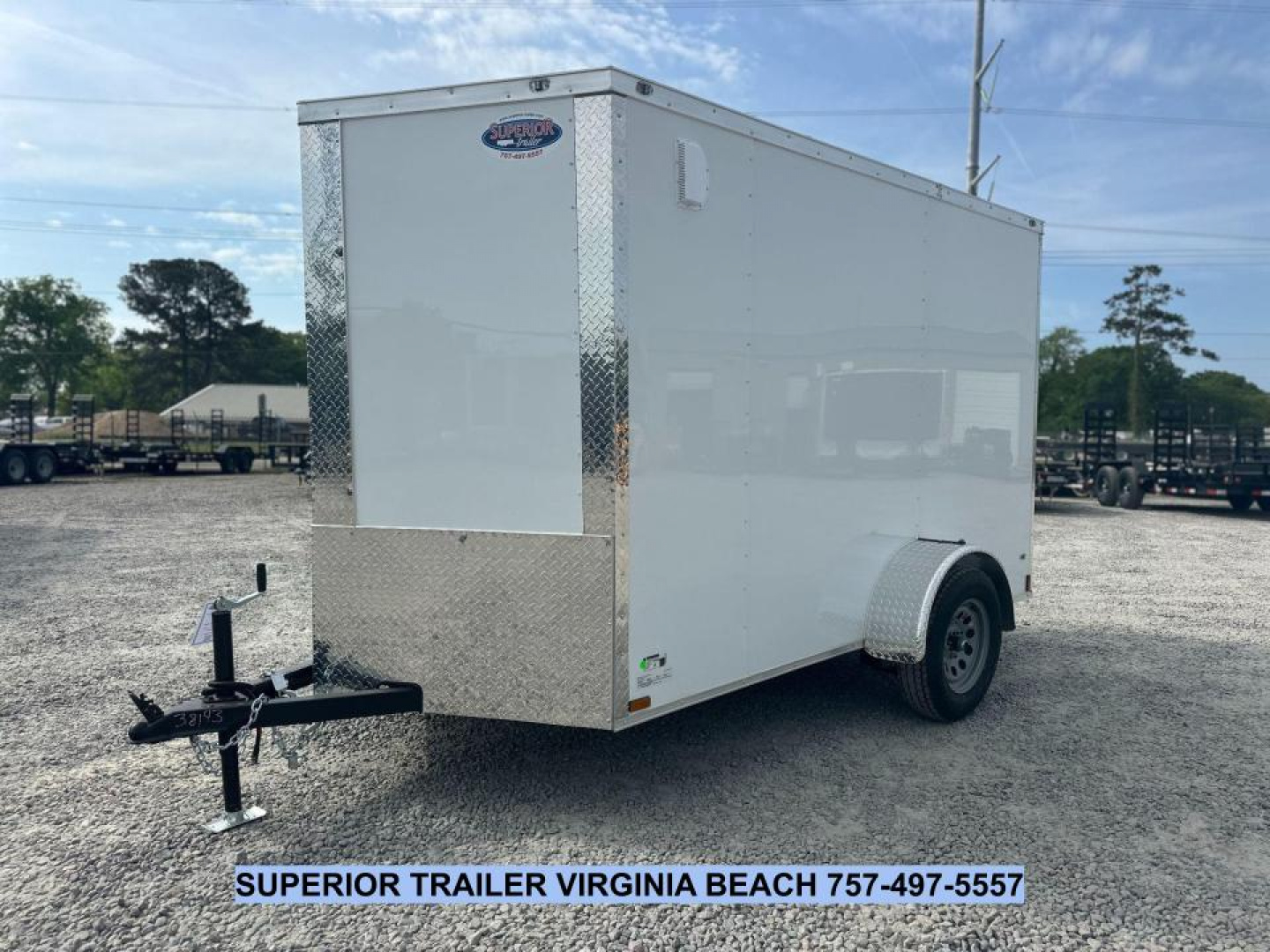 New 2025 ANVIL 6X10 Enclosed w/ Ramp Door & Poly-Core Exterior