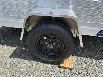 New 2024 ALUMA 7810ES Utility Trailer w/ 12" Solid Sides