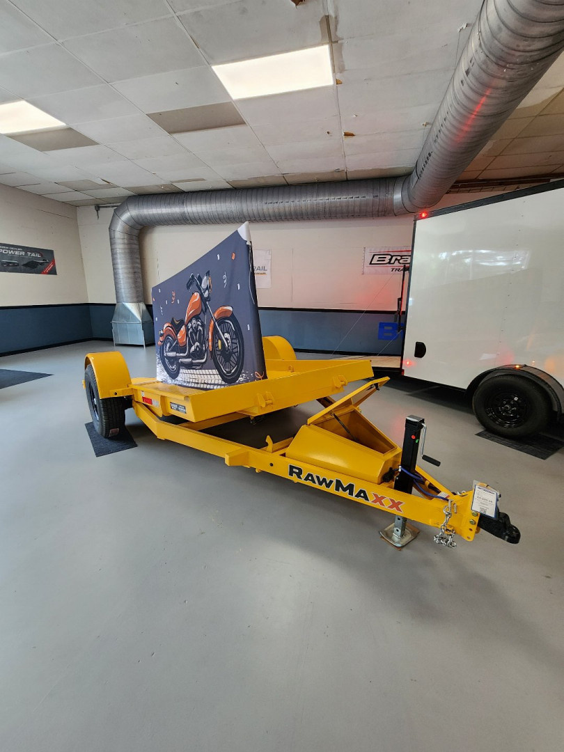 New 2025 RawMaxx SGX 6x12 7K Scissor Lift Trailer