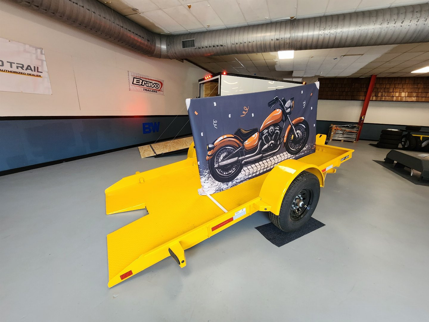 New 2025 RawMaxx SGX 6x12 7K Scissor Lift Trailer