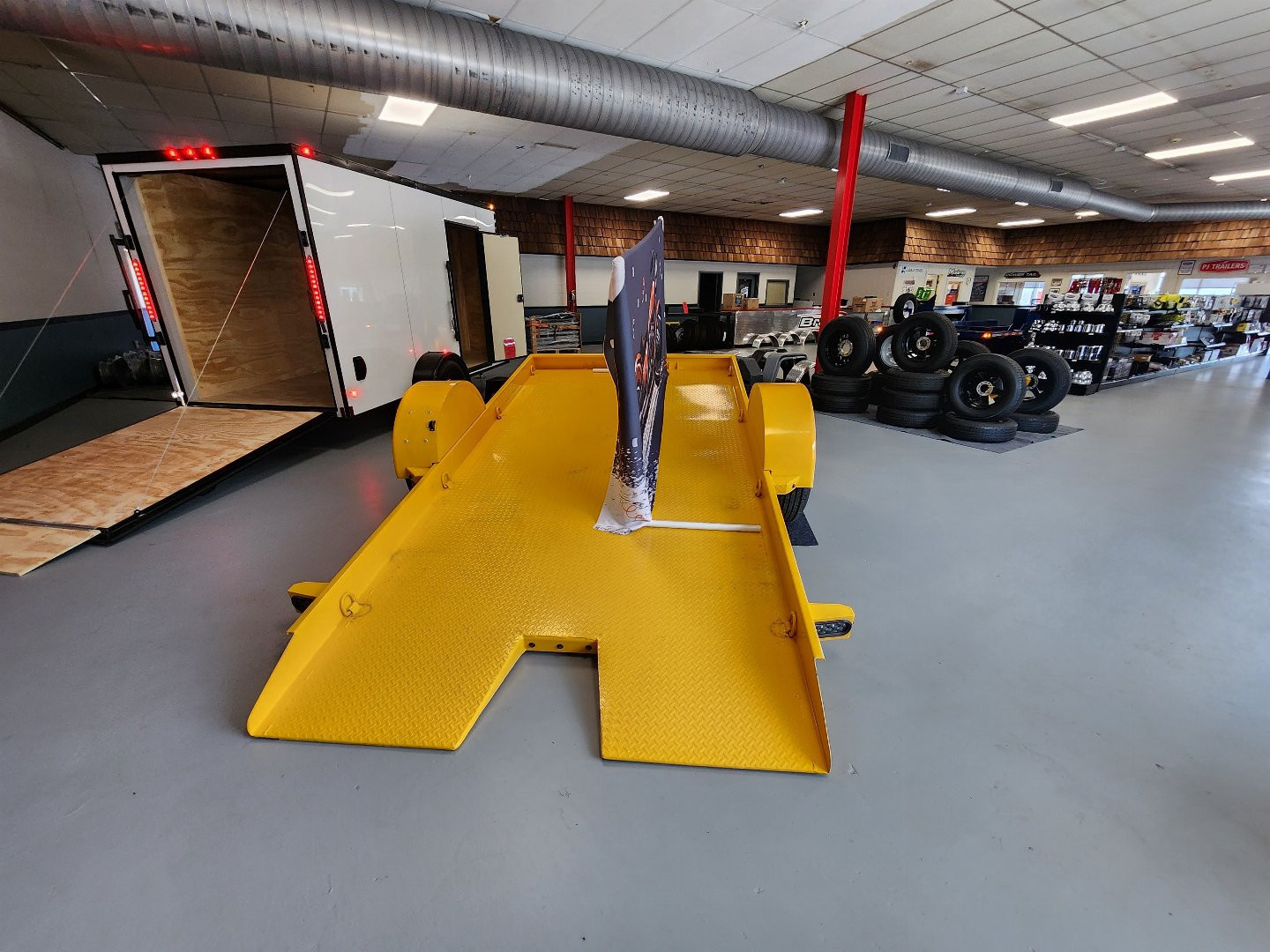 New 2025 RawMaxx SGX 6x12 7K Scissor Lift Trailer