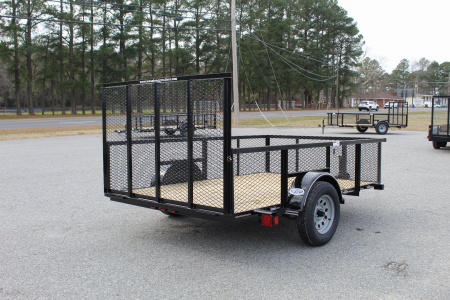 New 2025 TEXAS BRAGG TRAILERS 6x10LD w/ Gate and 2ft Expanded Sides Utility Trailer