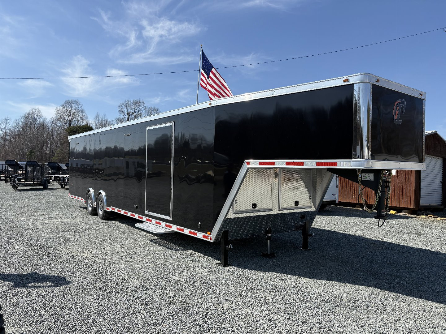 New 2025 INTECH TRAILERS 8.5x40 14K Car / Racing Trailer