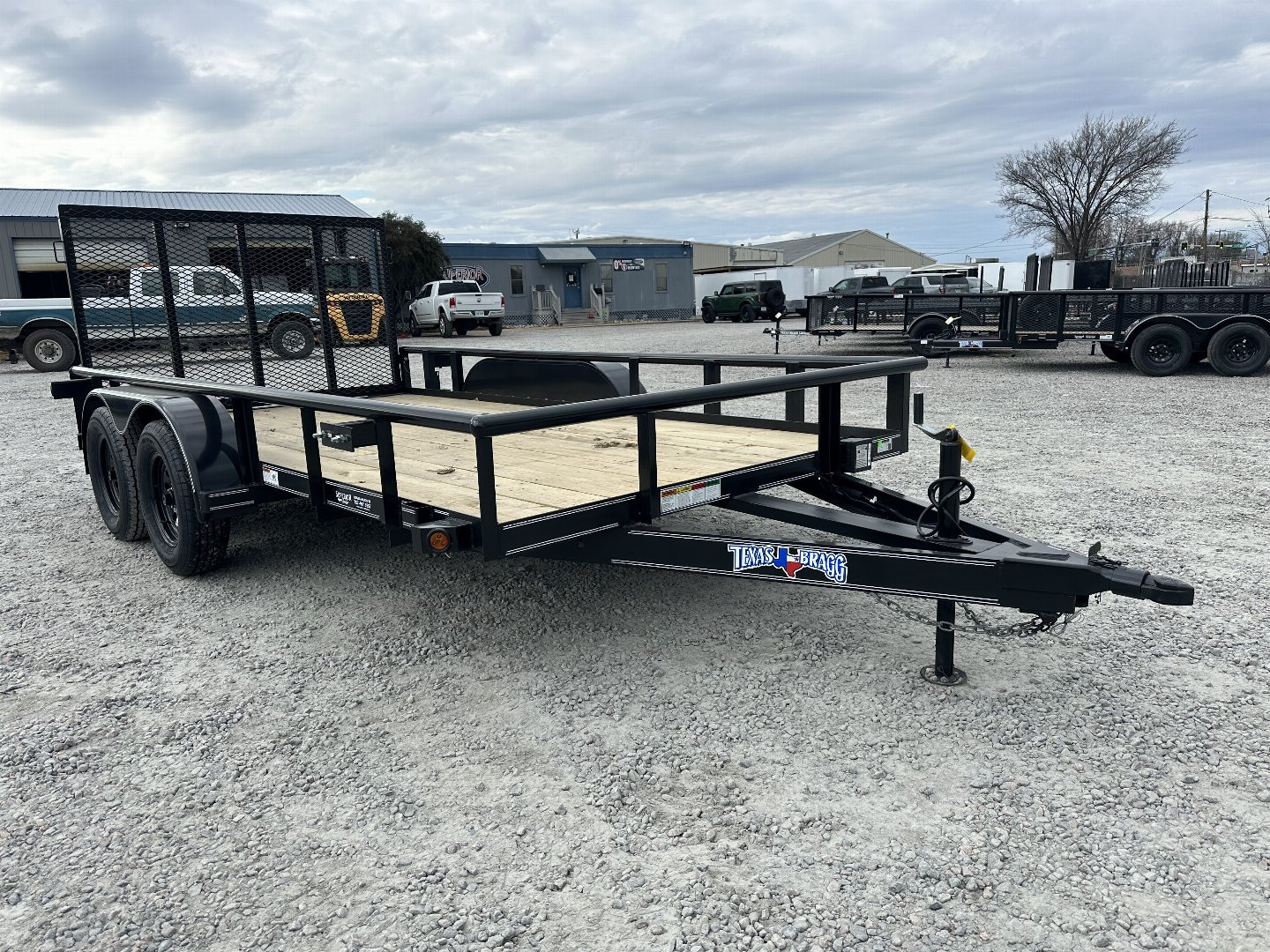 New 2025 TEXAS BRAGG TRAILERS 14P w/ Gate Utility Trailer