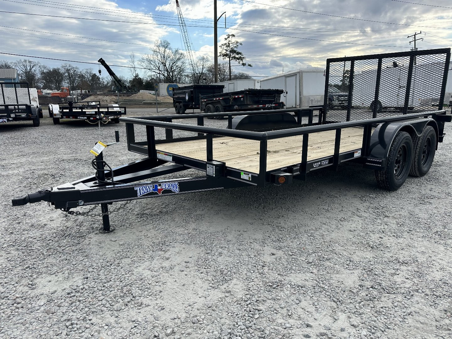 New 2025 TEXAS BRAGG TRAILERS 14P w/ Gate Utility Trailer
