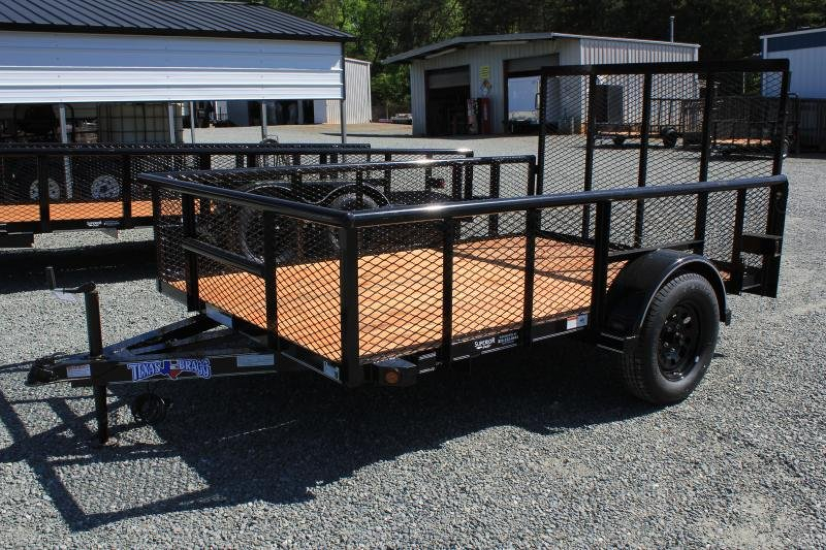 New 2025 TEXAS BRAGG TRAILERS 6x10P w/ 2ft Expanded Sides and Gate Utility Trailer