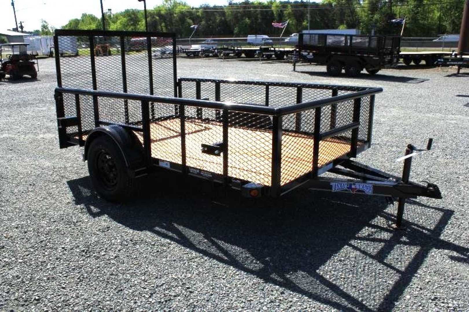 New 2025 TEXAS BRAGG TRAILERS 6x10P w/ 2ft Expanded Sides and Gate Utility Trailer