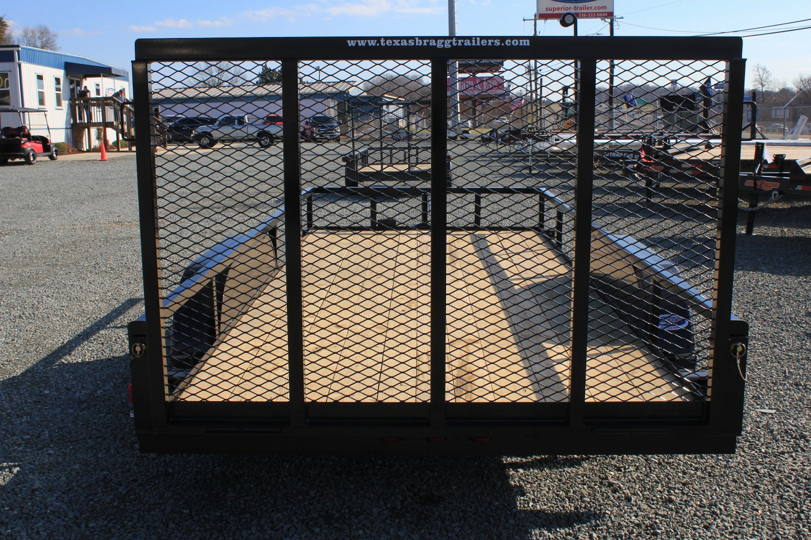 New 2025 TEXAS BRAGG TRAILERS 16LD w/ Gate Utility Trailer