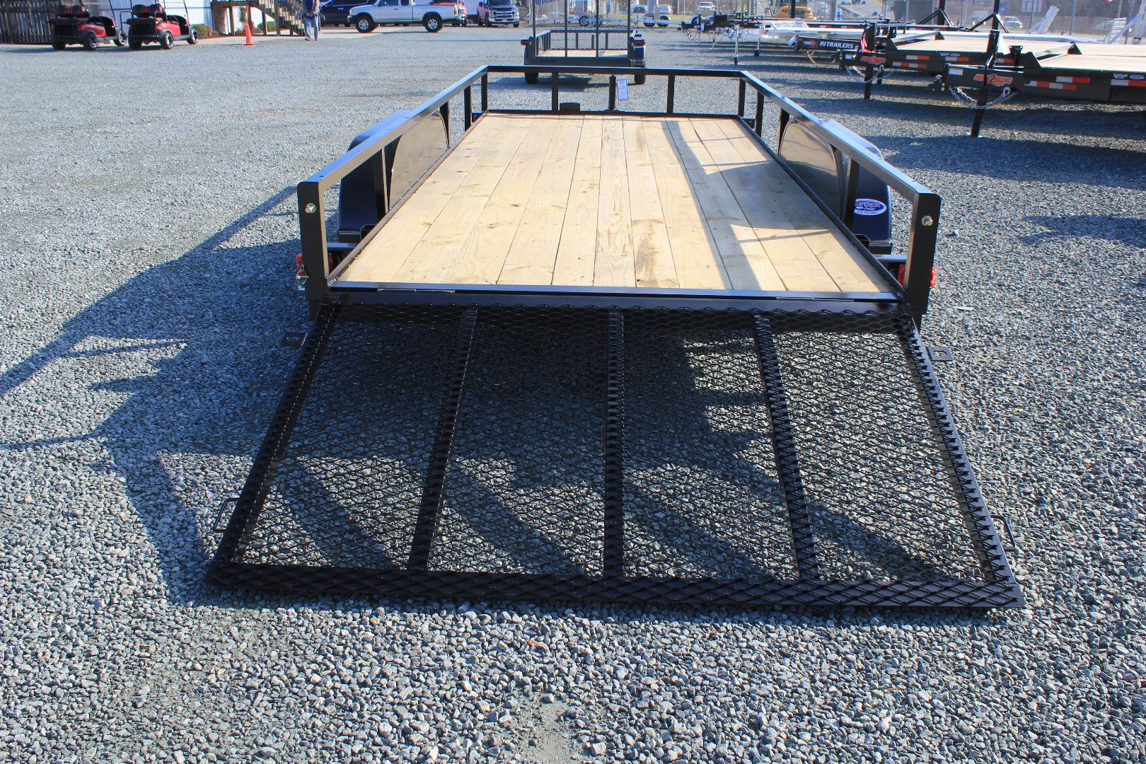 New 2025 TEXAS BRAGG TRAILERS 16LD w/ Gate Utility Trailer