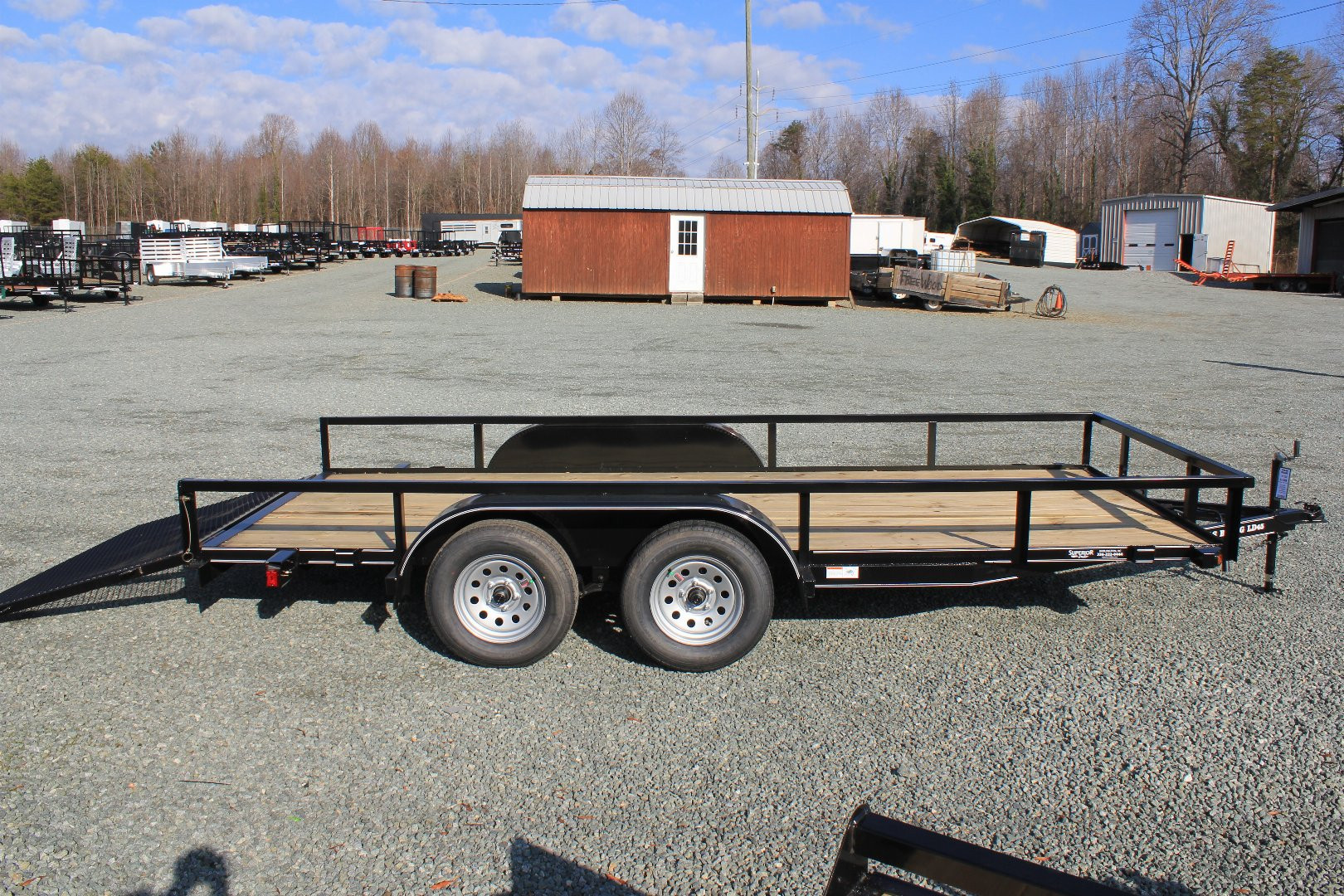 New 2025 TEXAS BRAGG TRAILERS 16LD w/ Gate Utility Trailer