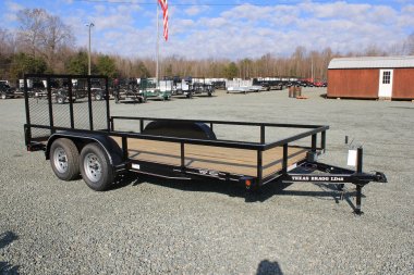 New 2025 TEXAS BRAGG TRAILERS 16LD w/ Gate Utility Trailer