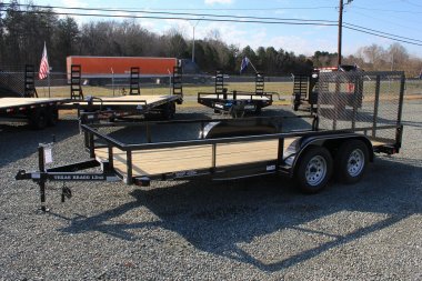 New 2025 TEXAS BRAGG TRAILERS 16LD w/ Gate Utility Trailer