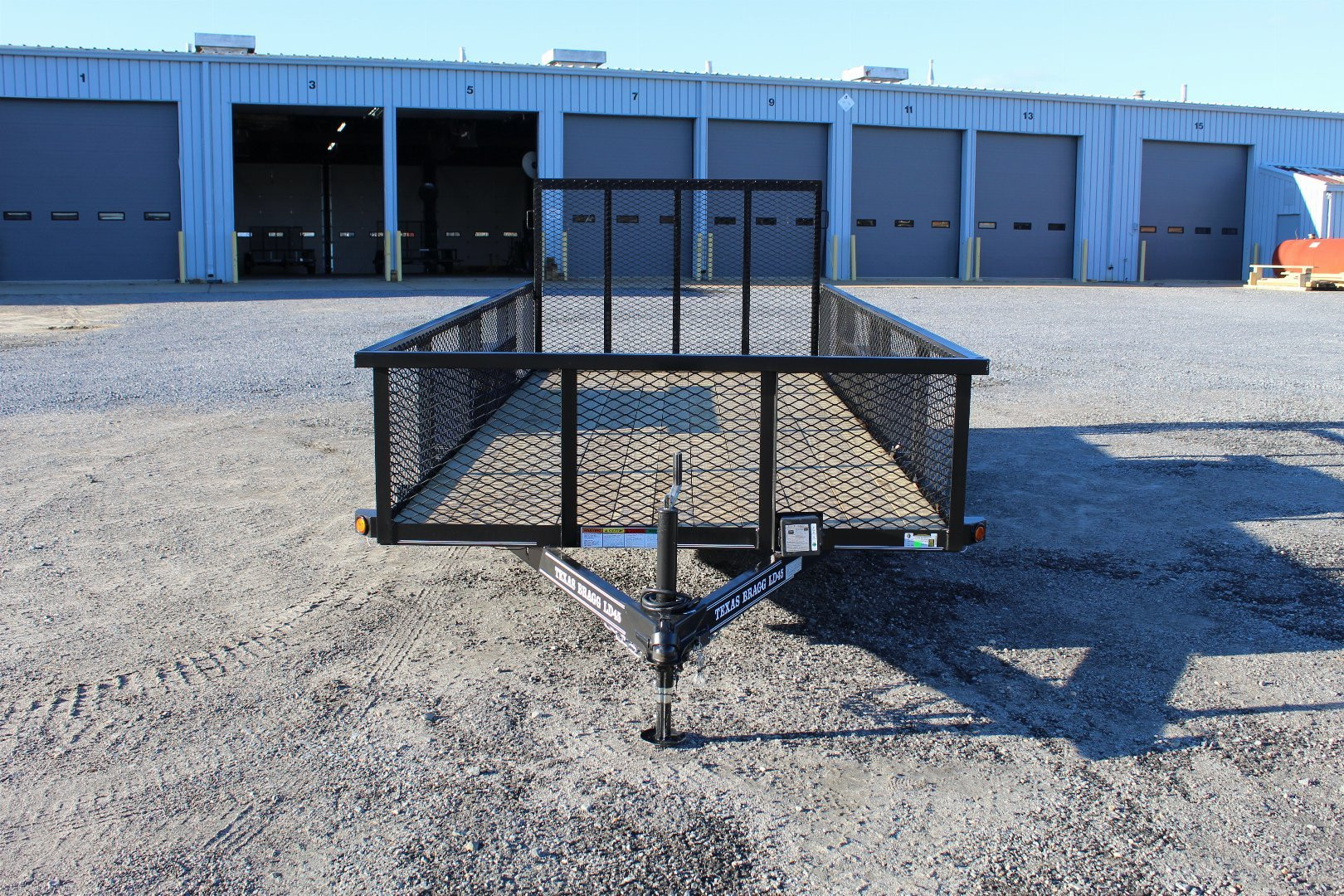 New 2025 TEXAS BRAGG TRAILERS 14LD w/ 2' Sides & Gate Utility Trailer