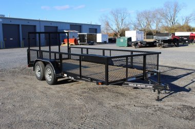 New 2025 TEXAS BRAGG TRAILERS 14LD w/ 2' Sides & Gate Utility Trailer