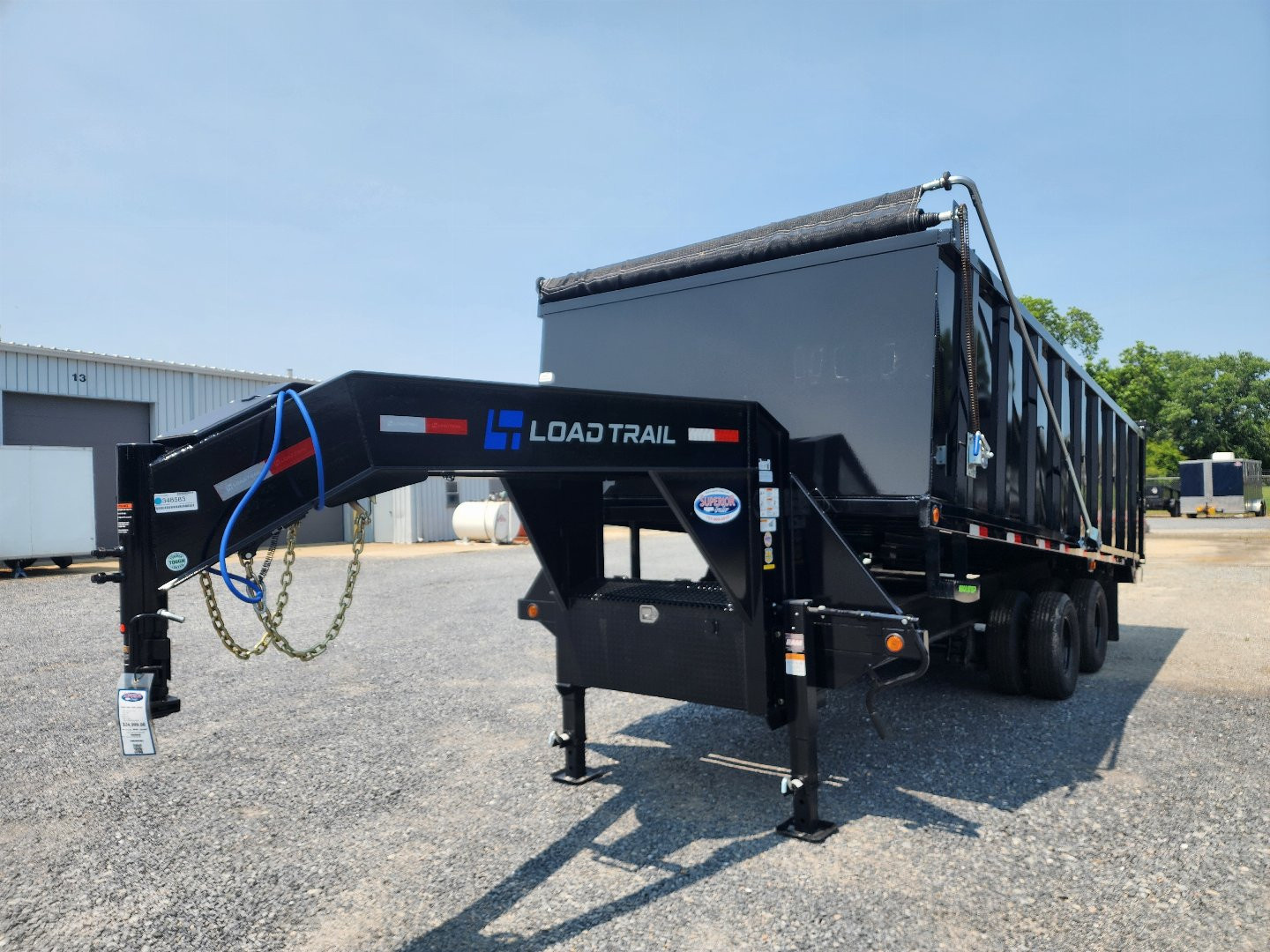 New 2025 Load Trail GX 20' HD Gooseneck Deck Over Dump Trailer