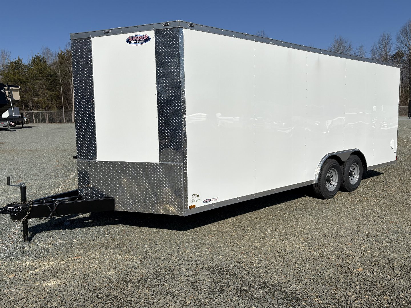New 2025 ANVIL 8.5X20 7K Car / Racing Trailer w/ Poly-Core Exterior