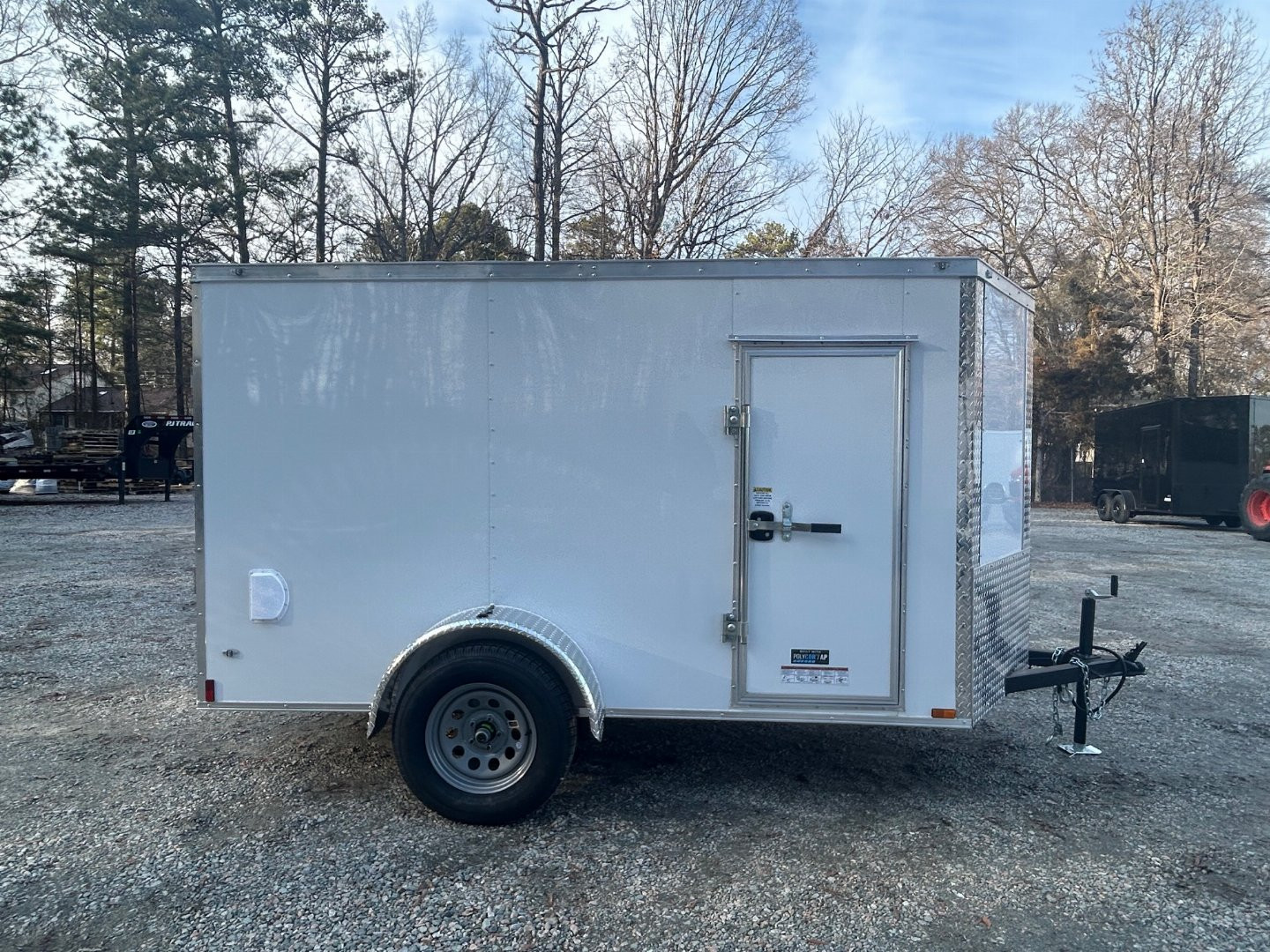 New 2025 ANVIL 5X10 Enclosed w/ Ramp, 6" Extra Height & Poly-Core Exterior