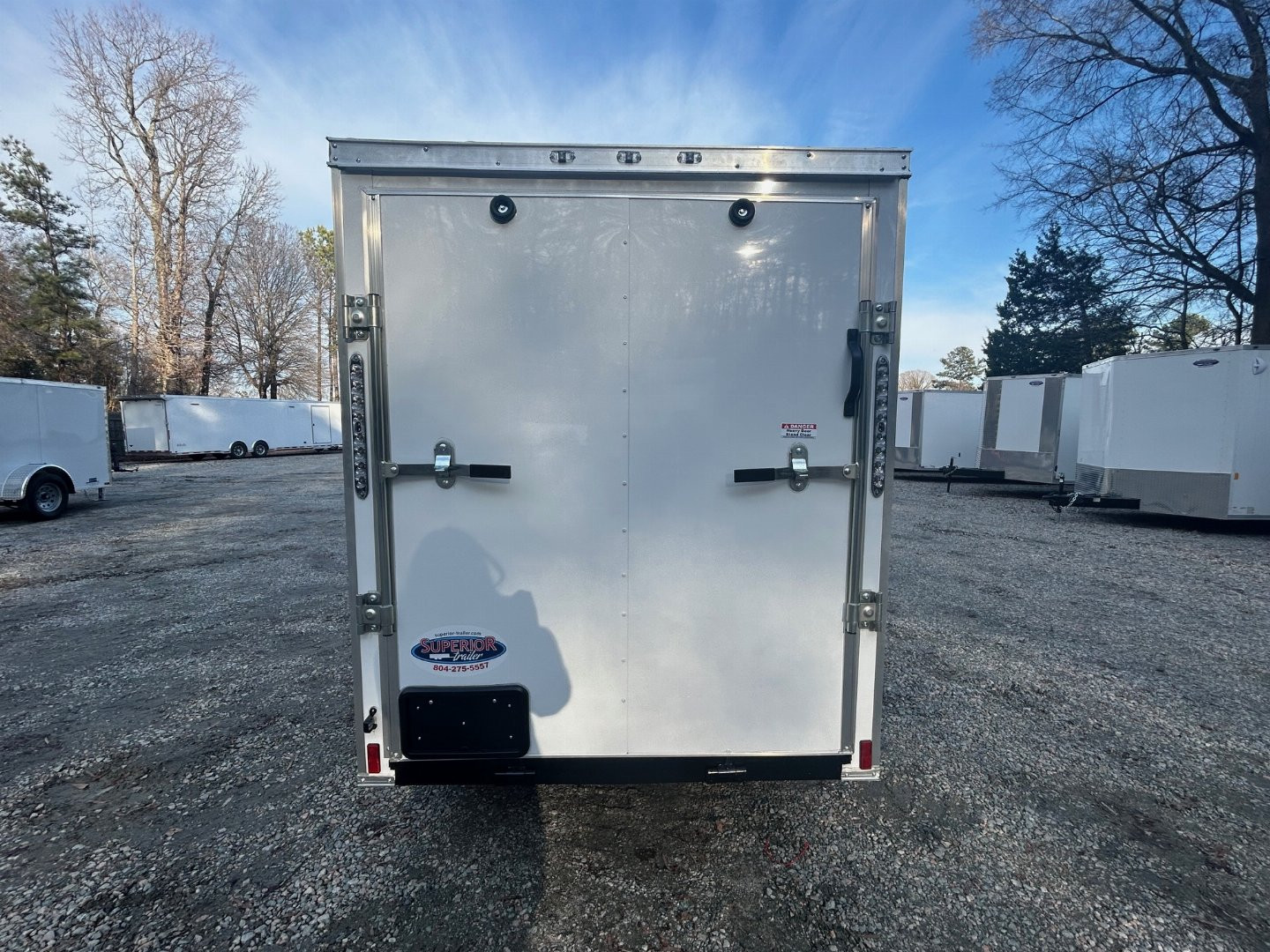 New 2025 ANVIL 5X10 Enclosed w/ Ramp, 6" Extra Height & Poly-Core Exterior