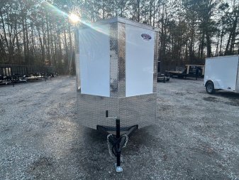 New 2025 ANVIL 5X10 Enclosed w/ Ramp, 6" Extra Height & Poly-Core Exterior