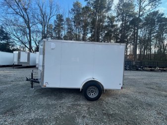 New 2025 ANVIL 5X10 Enclosed w/ Ramp, 6" Extra Height & Poly-Core Exterior