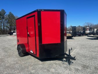 New 2025 ANVIL 6X10 Enclosed w/ Ramp, Black Out Package & Poly-Core Exterior