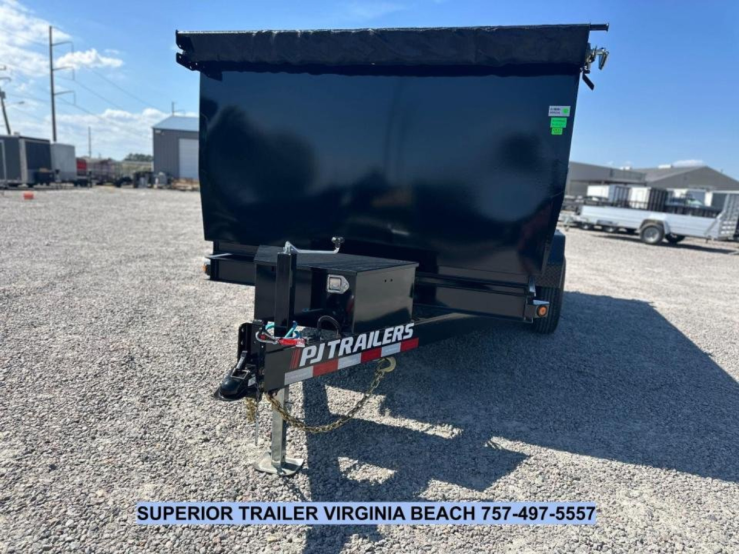 New 2025 PJ Trailers D7 7x14 14K w/ 4' Sides Dump Trailer HOT ITEM WHILE SUPPLIES LAST