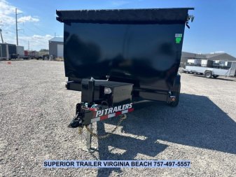 New 2025 PJ Trailers D7 7x14 14K w/ 4' Sides Dump Trailer HOT ITEM WHILE SUPPLIES LAST