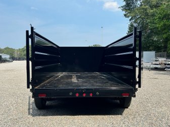 New 2025 PJ Trailers D7 7x14 14K w/ 4' Sides Dump Trailer HOT ITEM WHILE SUPPLIES LAST