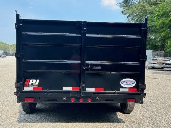 New 2025 PJ Trailers D7 7x14 14K w/ 4' Sides Dump Trailer HOT ITEM WHILE SUPPLIES LAST