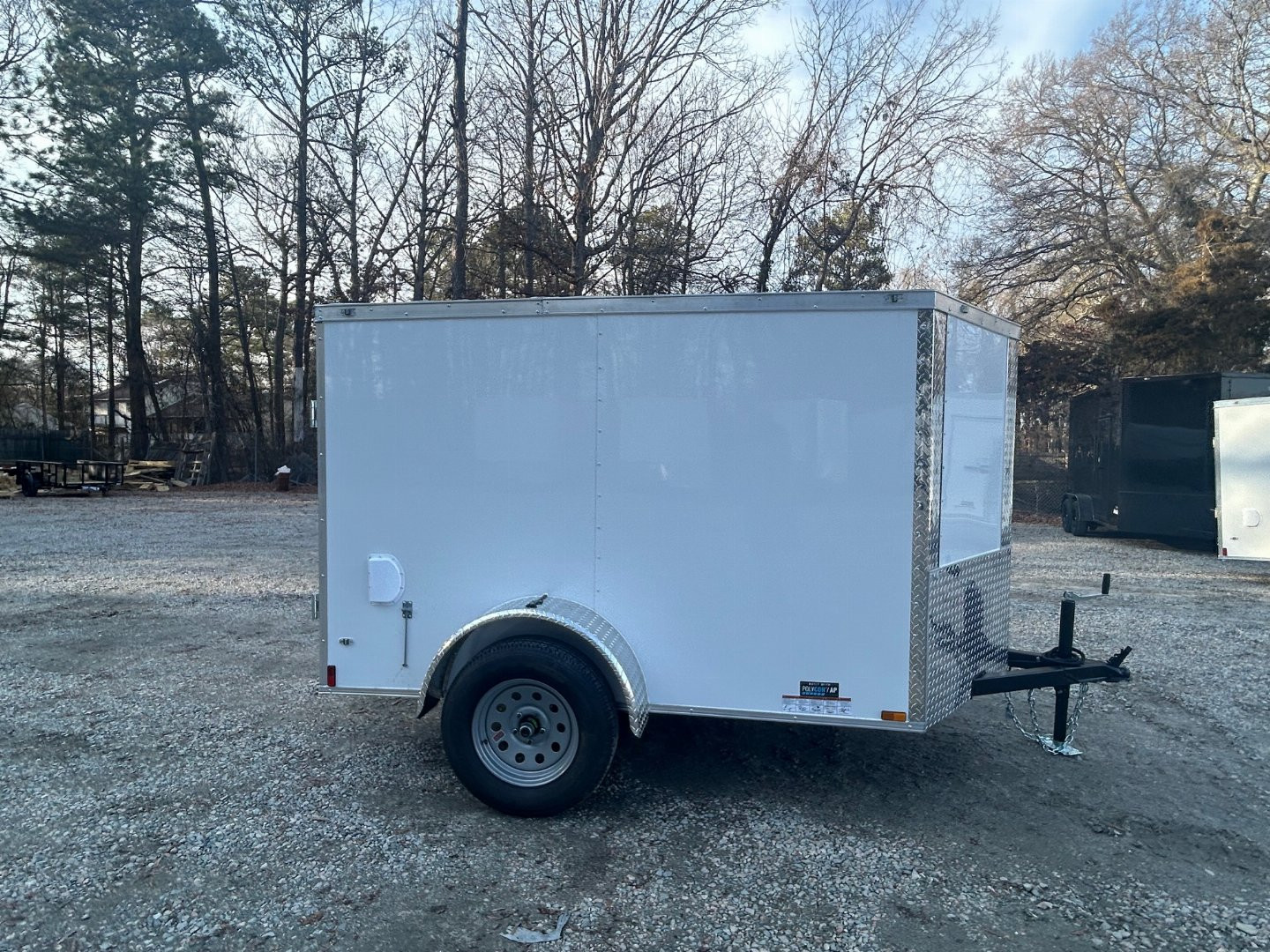 New 2025 ANVIL 5X8 Enclosed Trailer w/ Double Doors & Poly-Core Exterior