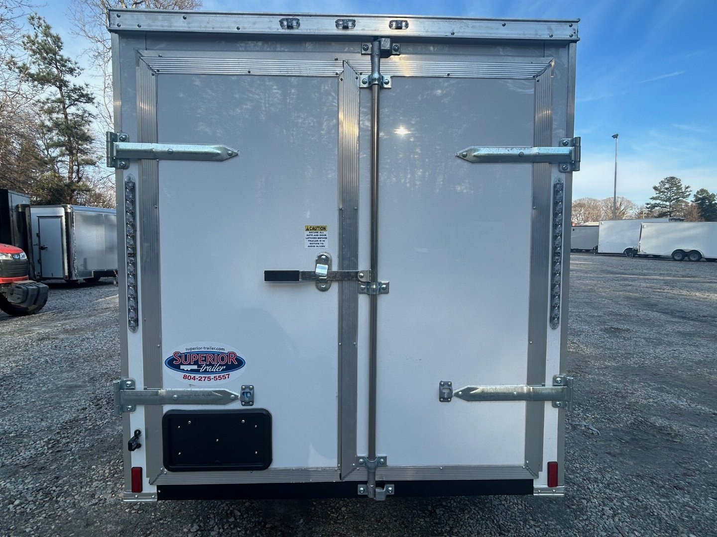 New 2025 ANVIL 5X8 Enclosed Trailer w/ Double Doors & Poly-Core Exterior