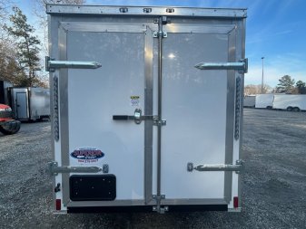 New 2025 ANVIL 5X8 Enclosed Trailer w/ Double Doors & Poly-Core Exterior
