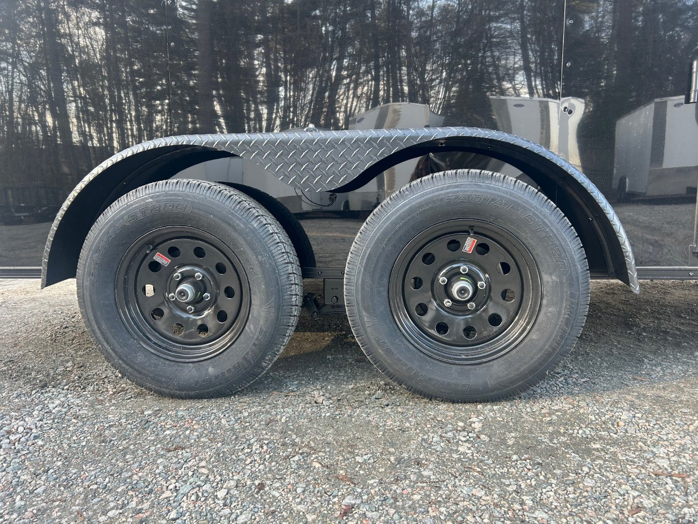 New 2025 ANVIL 7x14 7K Enclosed w/ Ramp Door & Black Out Package & Extra Height