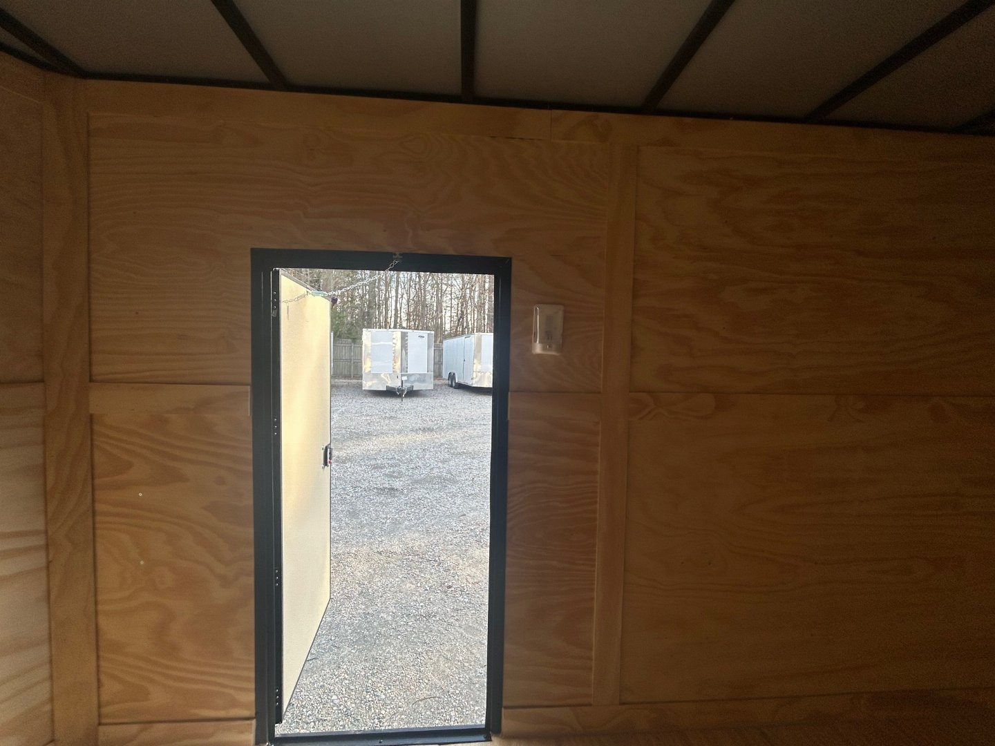 New 2025 ANVIL 7x14 7K Enclosed w/ Ramp Door & Black Out Package & Extra Height