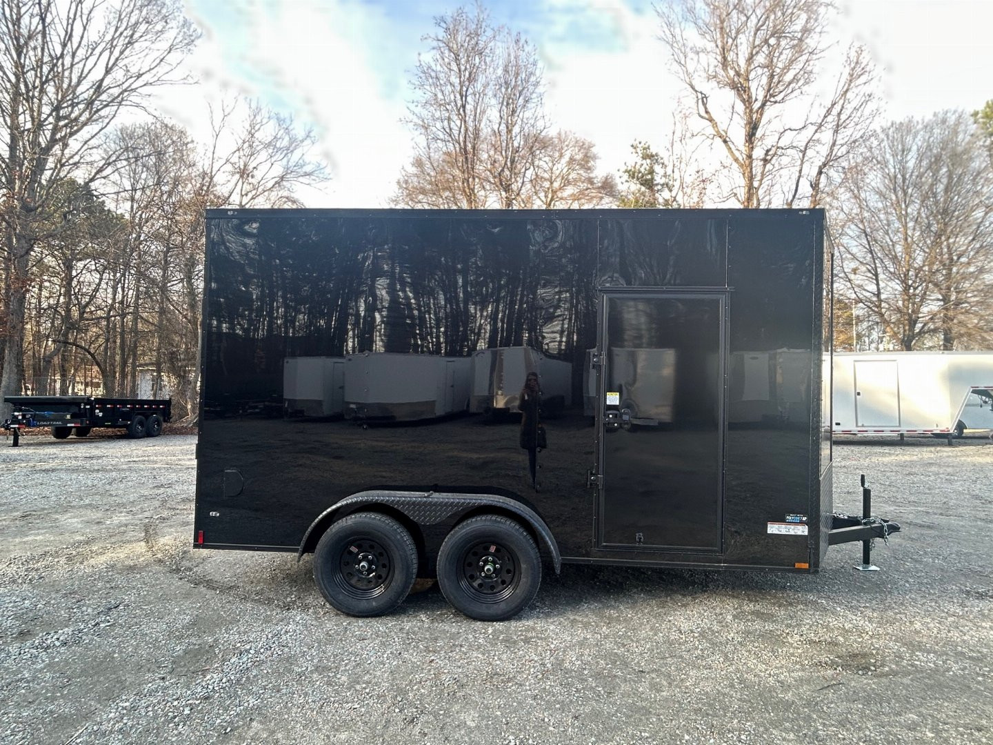 New 2025 ANVIL 7x14 7K Enclosed w/ Ramp Door & Black Out Package & Extra Height