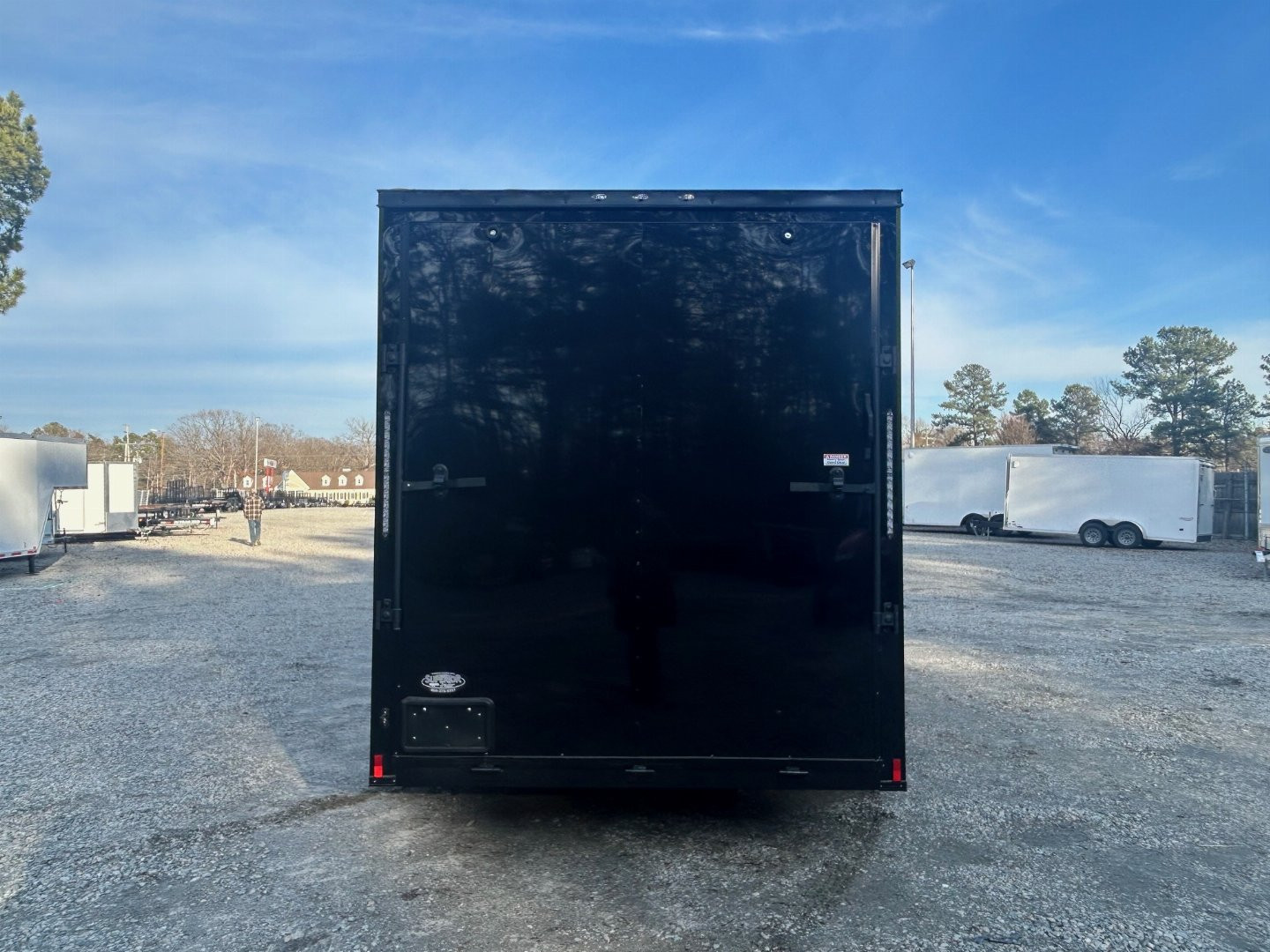 New 2025 ANVIL 7x14 7K Enclosed w/ Ramp Door & Black Out Package & Extra Height